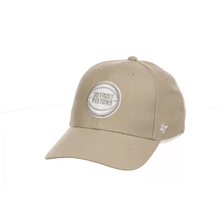 Casquette MVP '47 NBA DETROIT PISTONS KAKI/BLANC