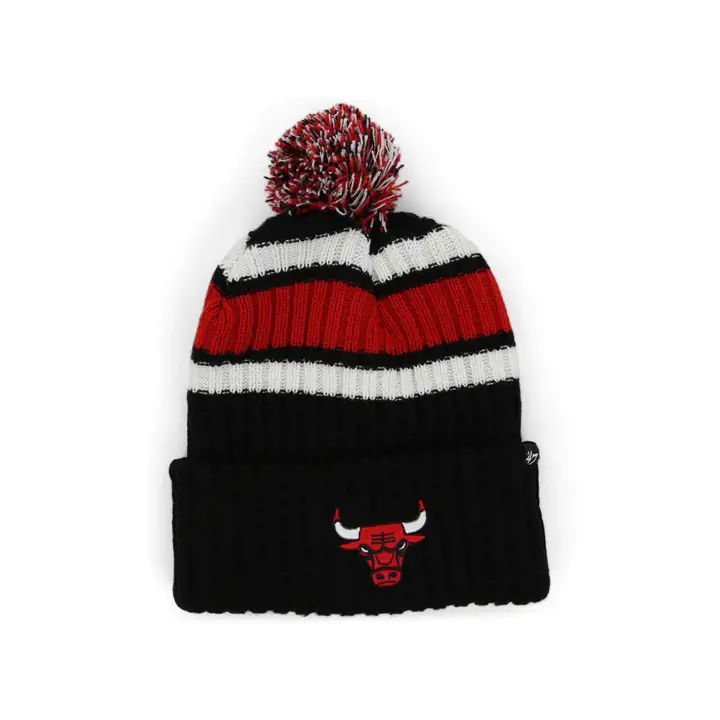 Chicago Bulls NBA Bonnet tricoté Headwall noir/rouge/blanc