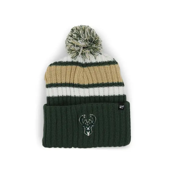 Milwaukee Bucks NBA Headwall Knit vert/ beige/ blanc