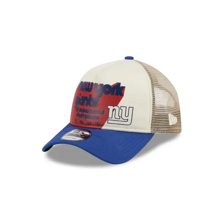 Casquette Trucker en mousse New York Giants NFL Multi Champ argent/marine/kaki