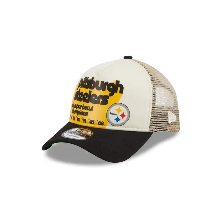 Casquette trucker en mousse Pittsburgh Steelers NFL Multi Champ argent/marine/k