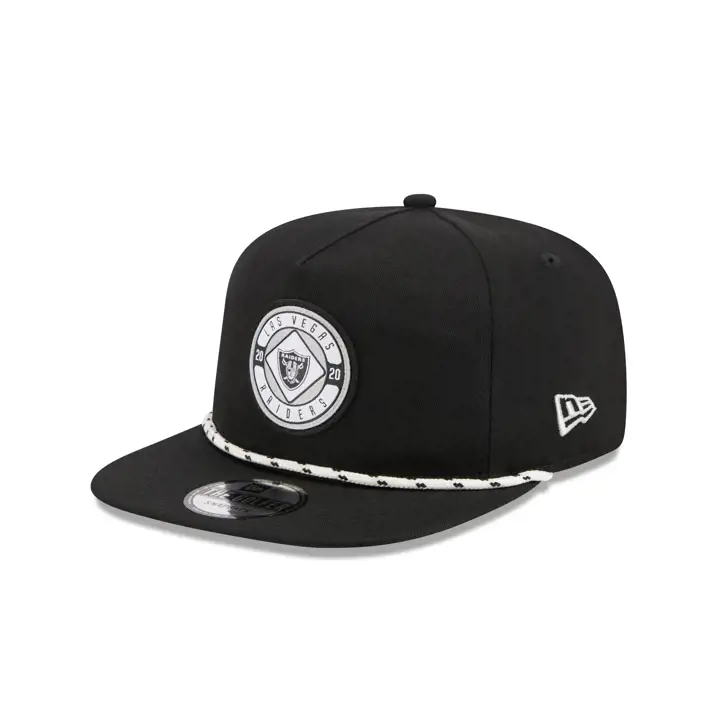 Casquette de golf noire Las Vegas Raiders NFL