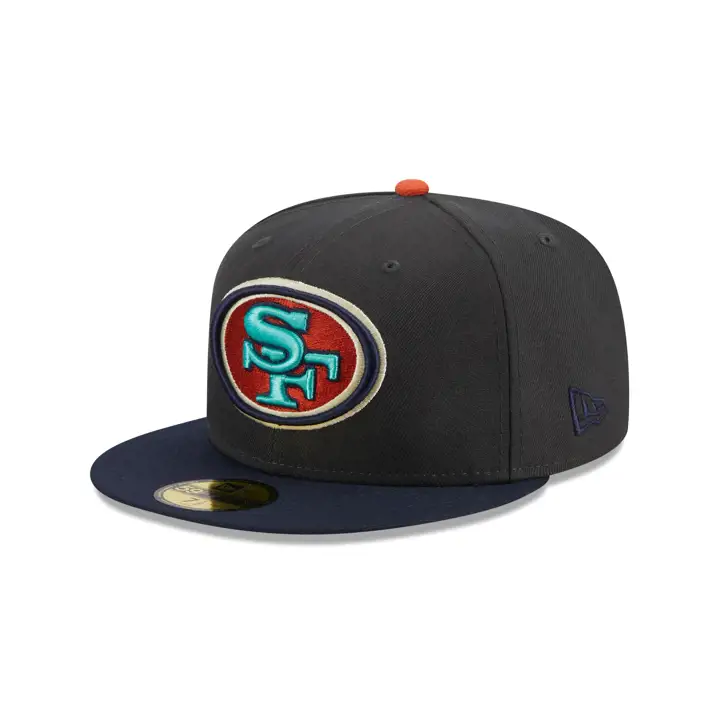 Casquette 59FIFTY NFL San Francisco 49ers Seaside Sunset anthracite/marine