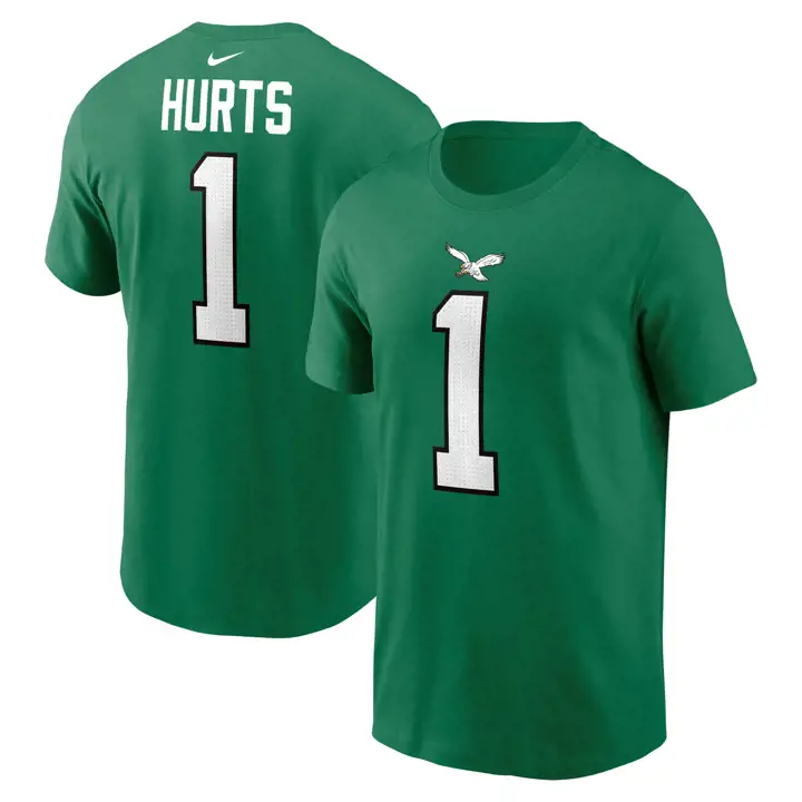 EAGLES NFL T-shirt 3.0 Jalen Hu Wordmark Fierté du joueur N/N 22