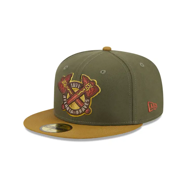 Casquette Atlanta Braves MLB Harvest 59FIFTY VERT/BRONZE/NOIX