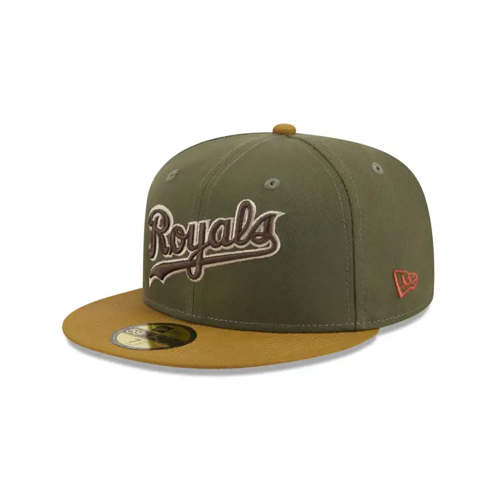 Casquette 59FIFTY MLB Kansas City Royals Harvest Verte/Bronze/Noyer