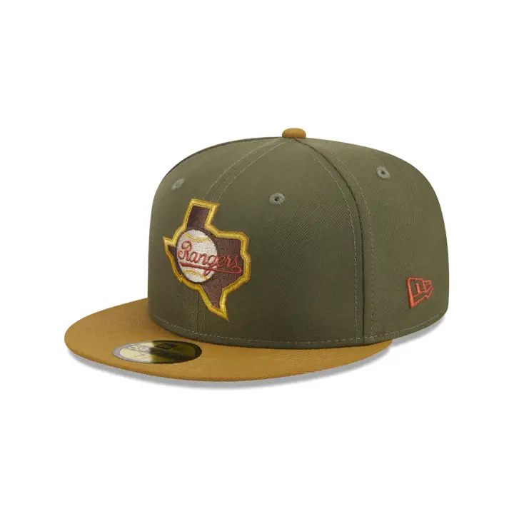 Casquette 59FIFTY MLB Texas Rangers Harvest VERT/BRONZE/NOIX