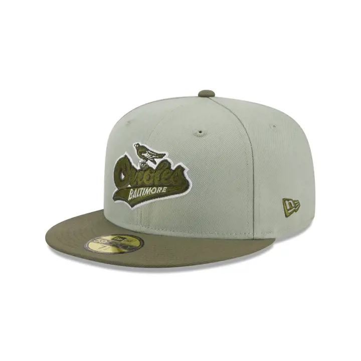 Casquette 59FIFTY Money Tree MLB Baltimore Orioles Vert foncé/Bronze/Gris