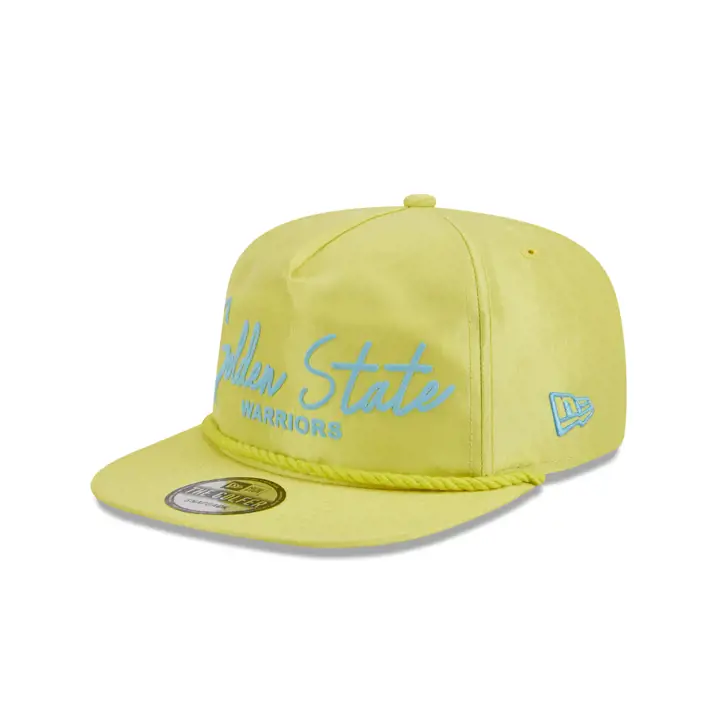 Golden State Warriors NBA Casquette de golf Néon Script JAU/JAU/VER