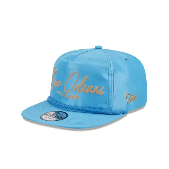 Casquette de golf New Orleans Pelicans NBA Neon Script BLEU/BLEU/VERT