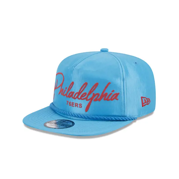 Philadelphia 76ers NBA Neon Script Golfer BLEU/BLEU/VERT