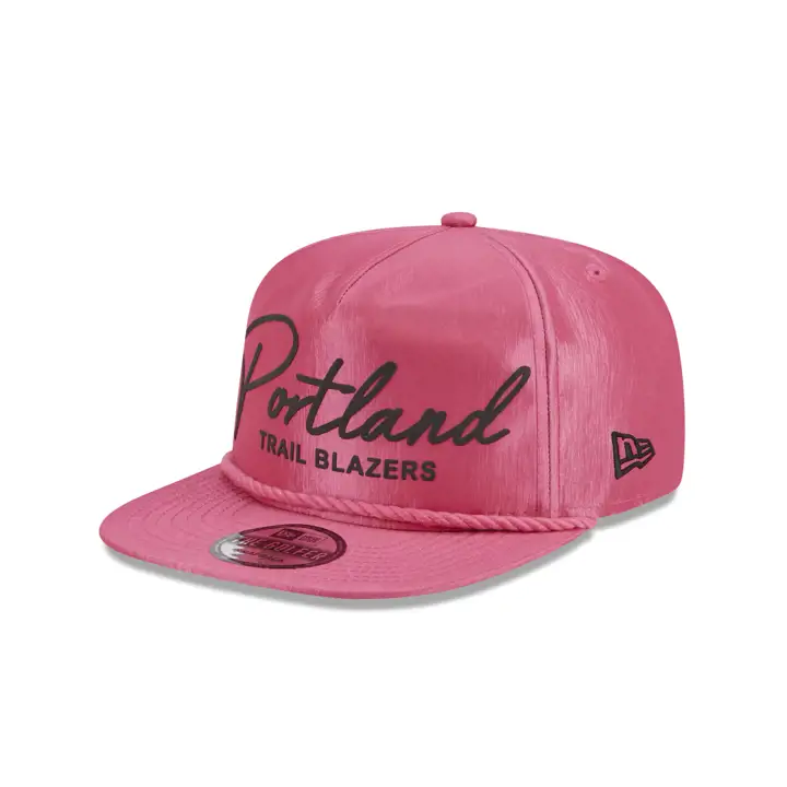 Casquette de golf Portland Trail Blazers NBA en néon script rose/rose/vert