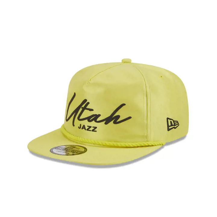 Casquette de golf néon NBA Utah Jazz Jaune/Jaune/Vert