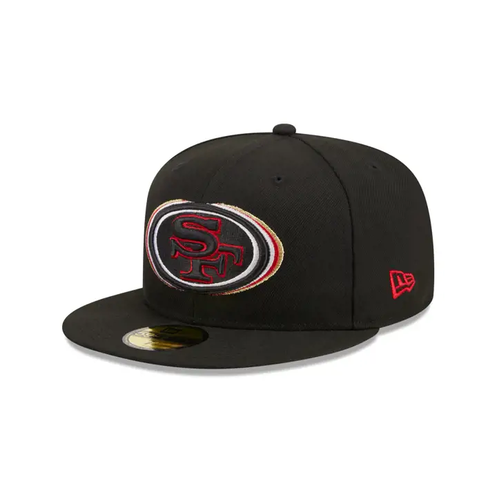 Casquette SAN FRANCISCO 49ERS NFL Triple Outline 59FIFTY Noire
