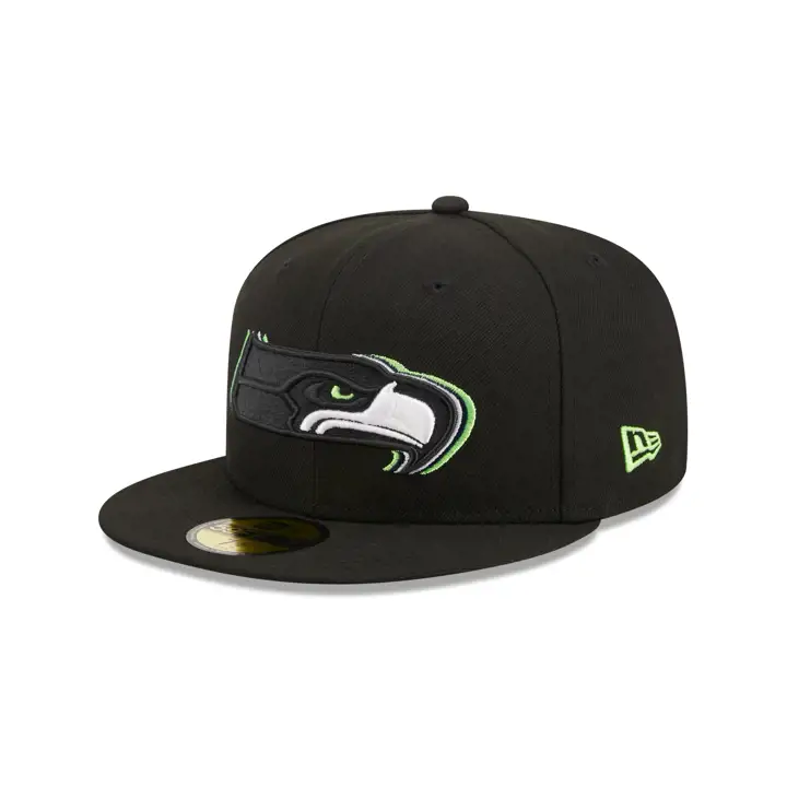 SEATTLE SEAHAWKS NFL Triple Outline 59FIFTY BLK