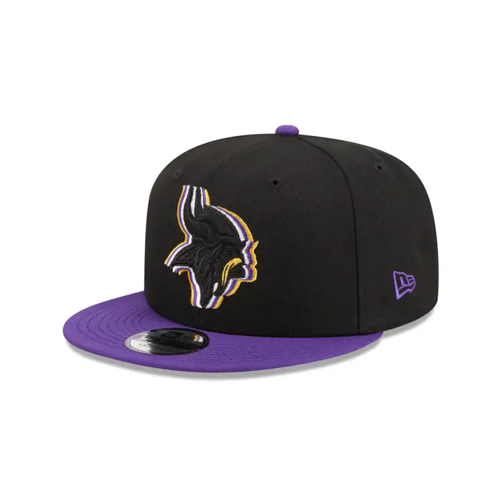 MINNESOTA VIKINGS NFL Triple Outline 9FIFTY NOIR