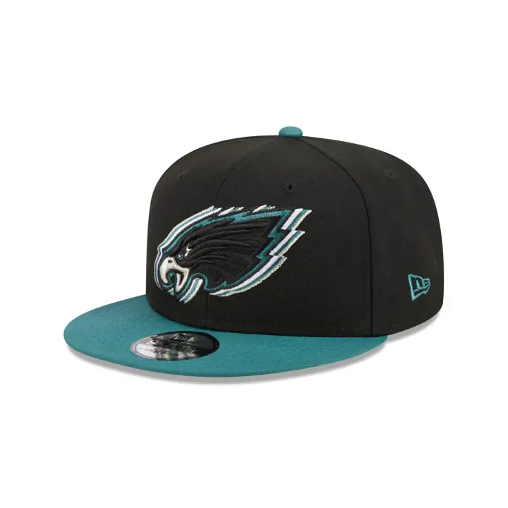 Casquette 9FIFTY NFL Philadelphia Eagles Triple Outline noire