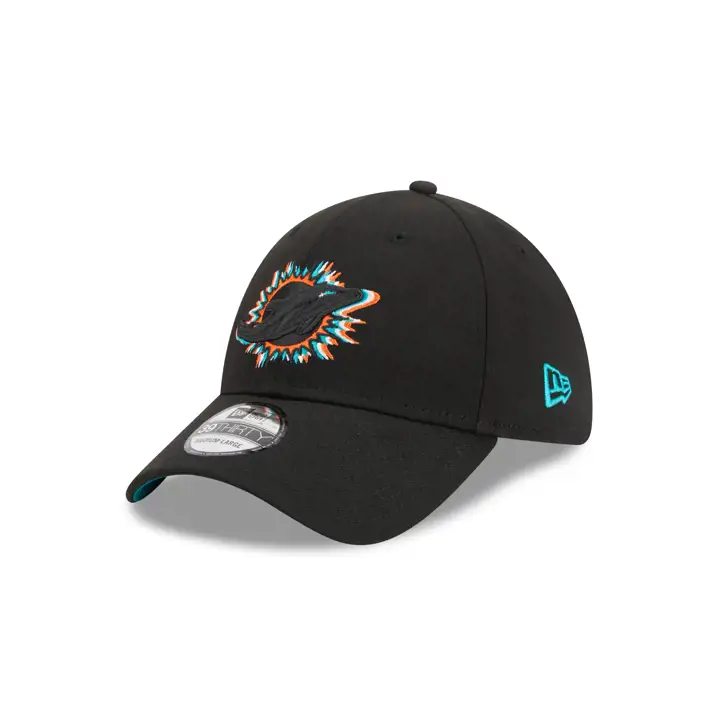 MIAMI DOLPHINS NFL Triple Outline 39THIRTY BLK