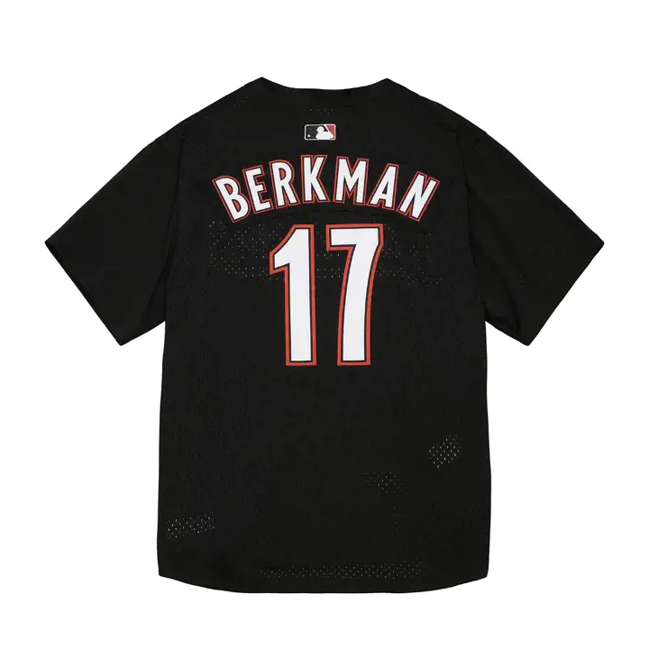 Maillot ASTROS MLB M&N Auth BP Mesh Lance Berkman noir/cuivre