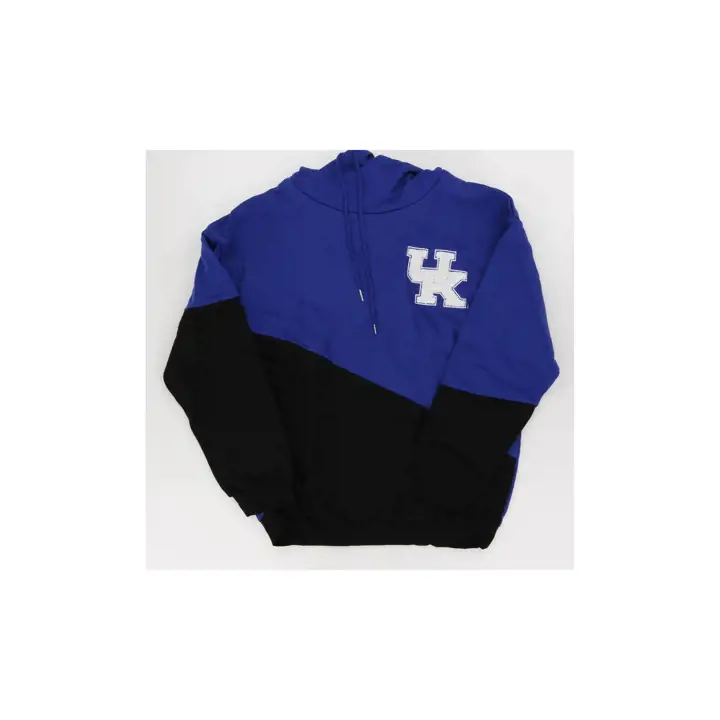 Kentucky Wildcats NCAA Sweat à capuche Colorblock Diagonal Femme 23