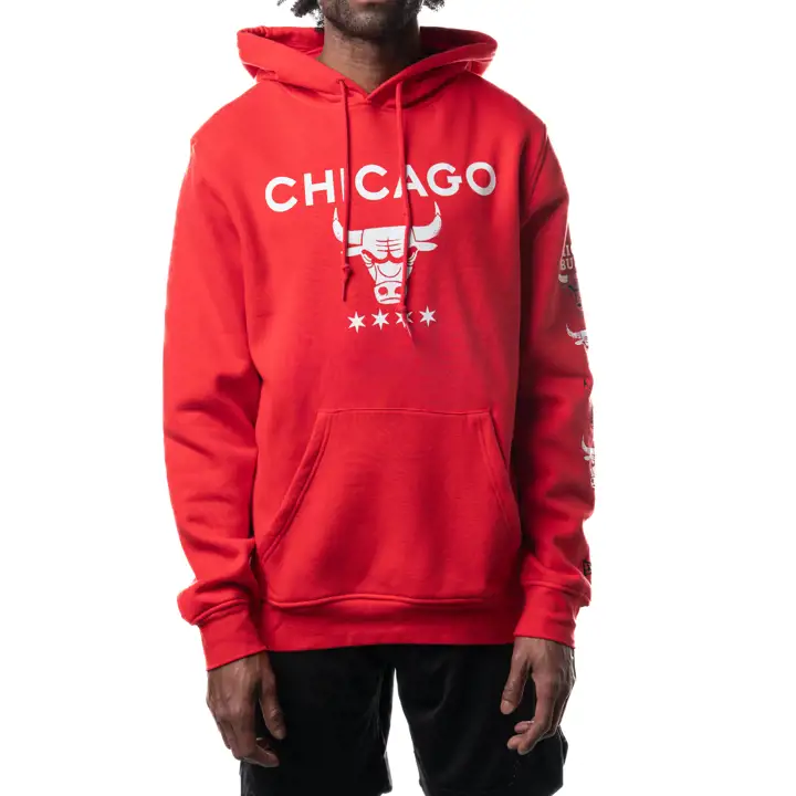 Chicago Bulls NBA City Edition sweat à capuche ROUGE