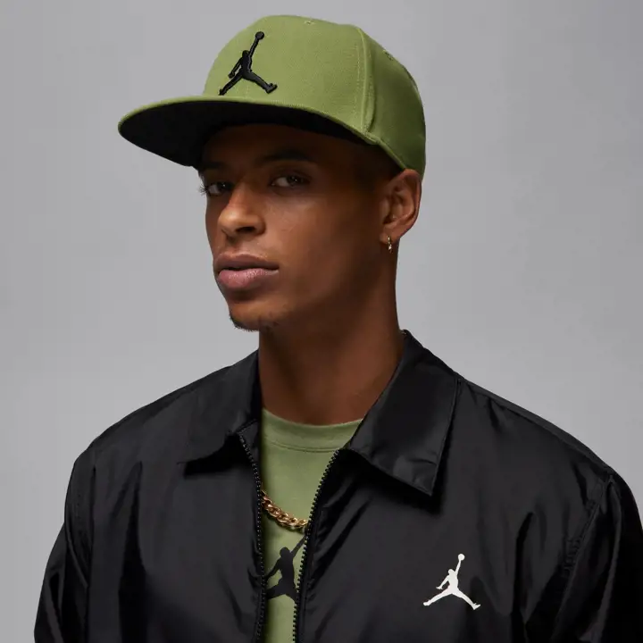 JORDAN J PRO CASQUETTE JUMPMAN VERTE/noir
