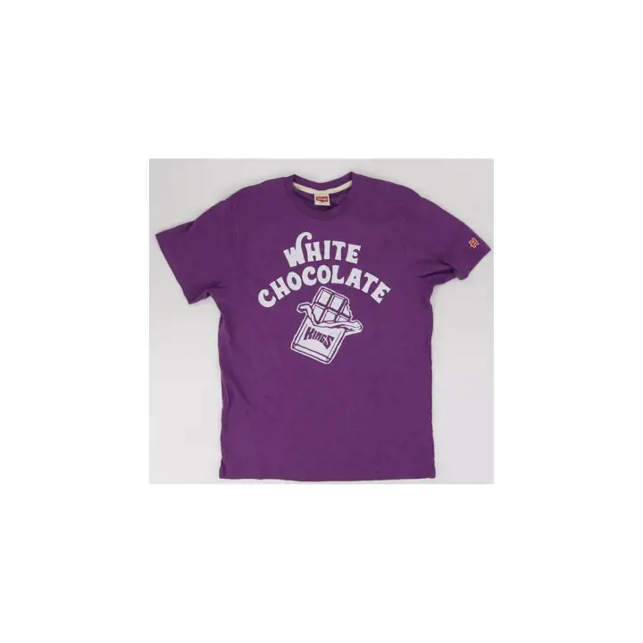 T-shirt Sacramento Kings NBA chocolat blanc MARQUE VERBALE