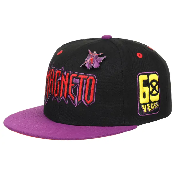 Marvel Xmen Wordmark LHD Fitted BLK/PUR/RED