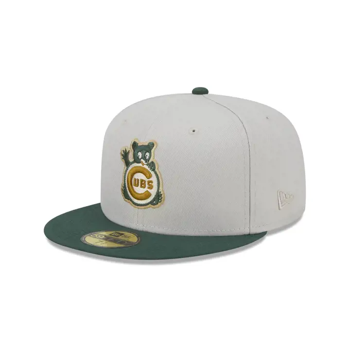Chicago Cubs MLB Concrete Jungle 59FIFTY stone/vert/gris