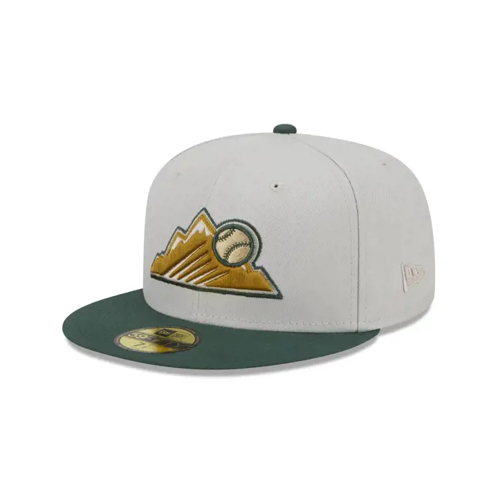 Colorado Rockies MLB Concrete Jungle 59FIFTY pierre/vert/gris