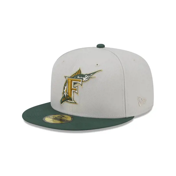 Casquette Florida Marlins MLB Concrete Jungle 59FIFTY pierre/vert/gris