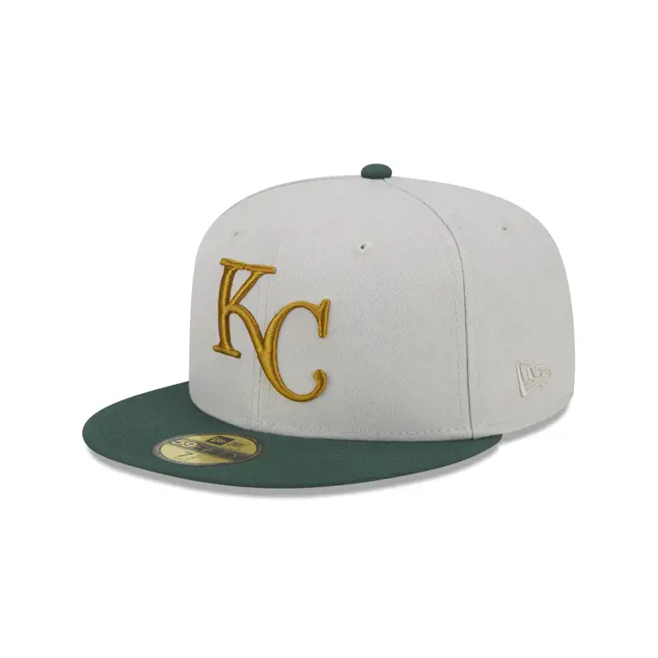 Kansas City Royals MLB Concrete Jungle 59FIFTY stone/vert/gris