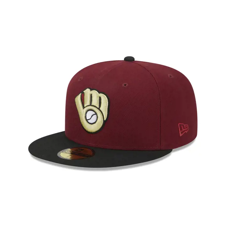 Casquette Milwaukee Brewers MLB Hot Rod 59FIFTY cred/blk/tan
