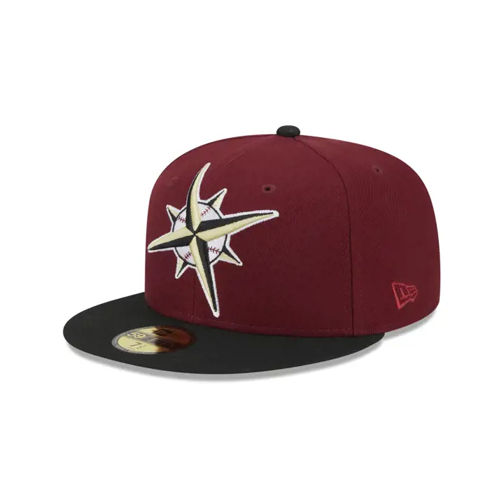 Casquette 59FIFTY Seattle Mariners MLB Hot Rod crè/noi/fauve