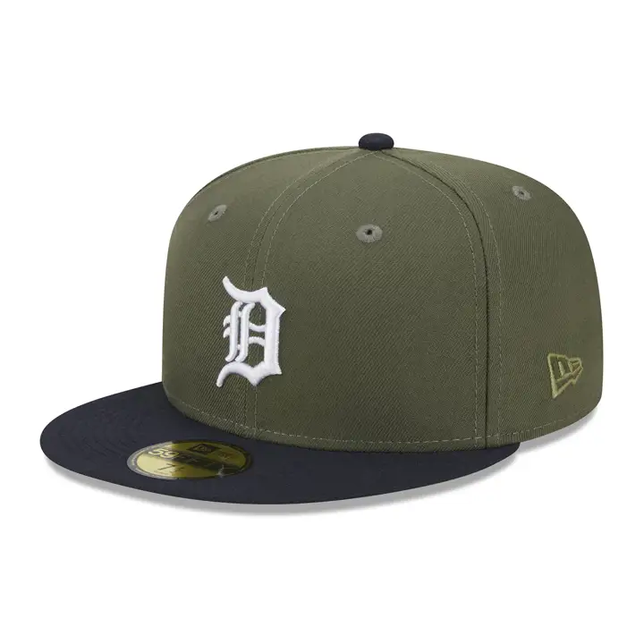 Casquette 59FIFTY MLB Detroit Tigers Grassroots OLV/NAVY/GRY