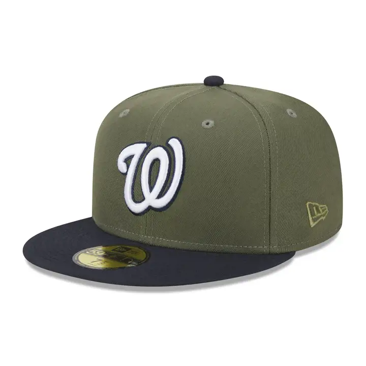 Casquette 59FIFTY MLB Grassroots Washington Nationals OLV/MARINE/GRIS