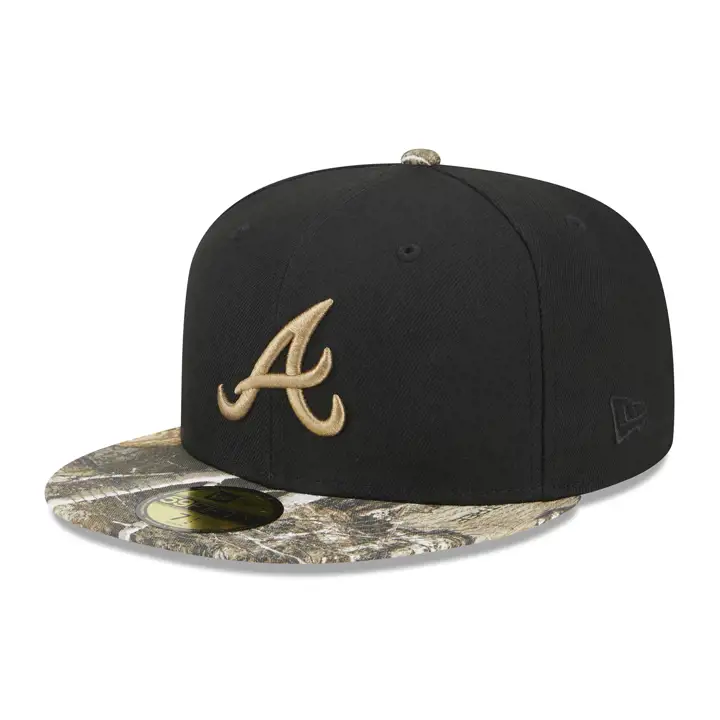 BRAVES MLB Hidden Hunter 59FIFTY NOIR/CAMO/TAN
