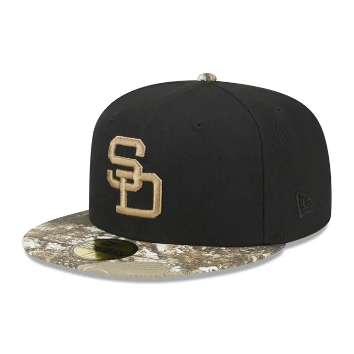 PADRES MLB Hidden Hunter 59FIFTY NOIR/CAMO/BRUN