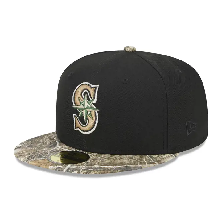 Mariners MLB Hidden Hunter 59FIFTY NOIR/CAMO/TAN