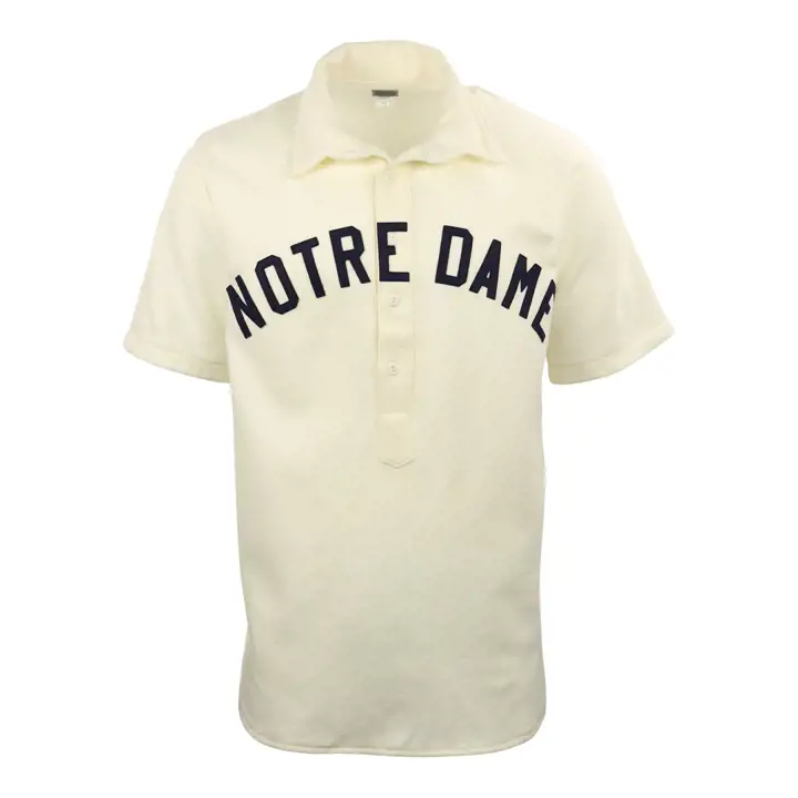 Maillot domicile 1897 de l'université de Notre Dame