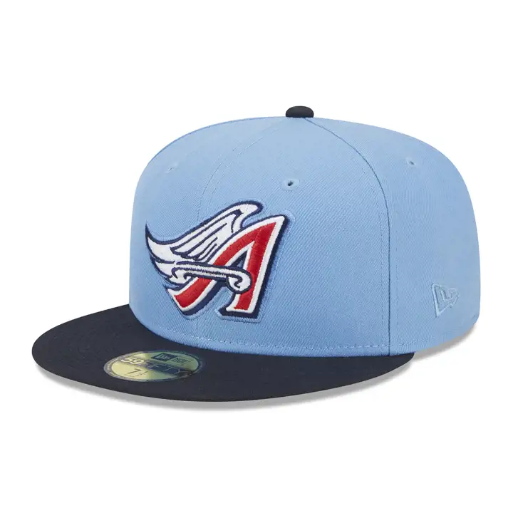 Anaheim Angels MLB Sky High 59FIFTY SKBL/NAVY/GRY
