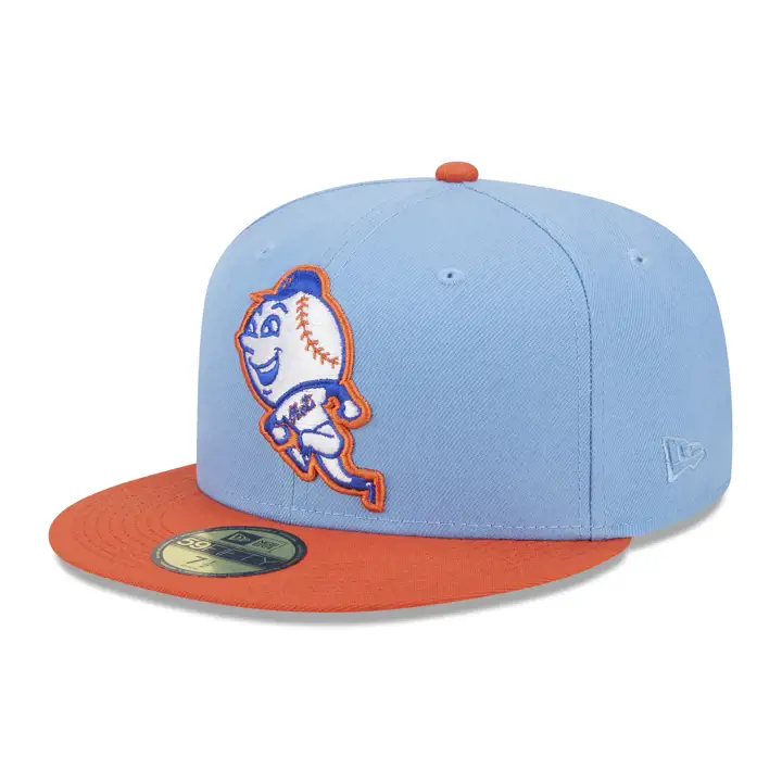 New York Mets MLB Sky High 59FIFTY SKBL/ORG/GRY