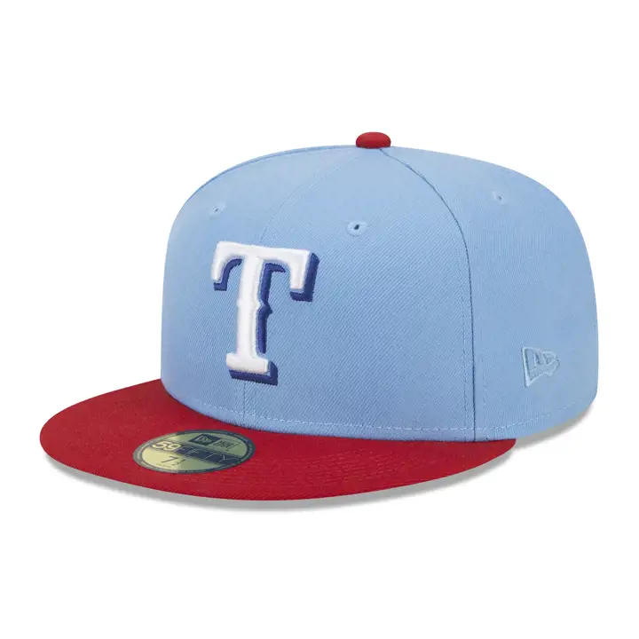 Texas Rangers MLB Sky High 59FIFTY SKBL/RED/GRY