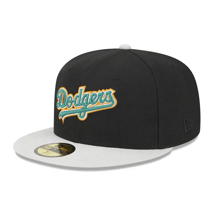 Los Angeles Dodgers MLB Stone Script 59FIFTY NOIR/STONE/BLEUCIEL