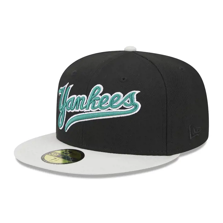 New York Yankees MLB Stone Script 59FIFTY NOI/PIERRE/BLEUCIE