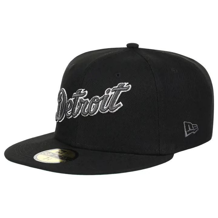 Casquette 59FIFTY MLB Detroit Tigers Mob Noir/Noir/Vert