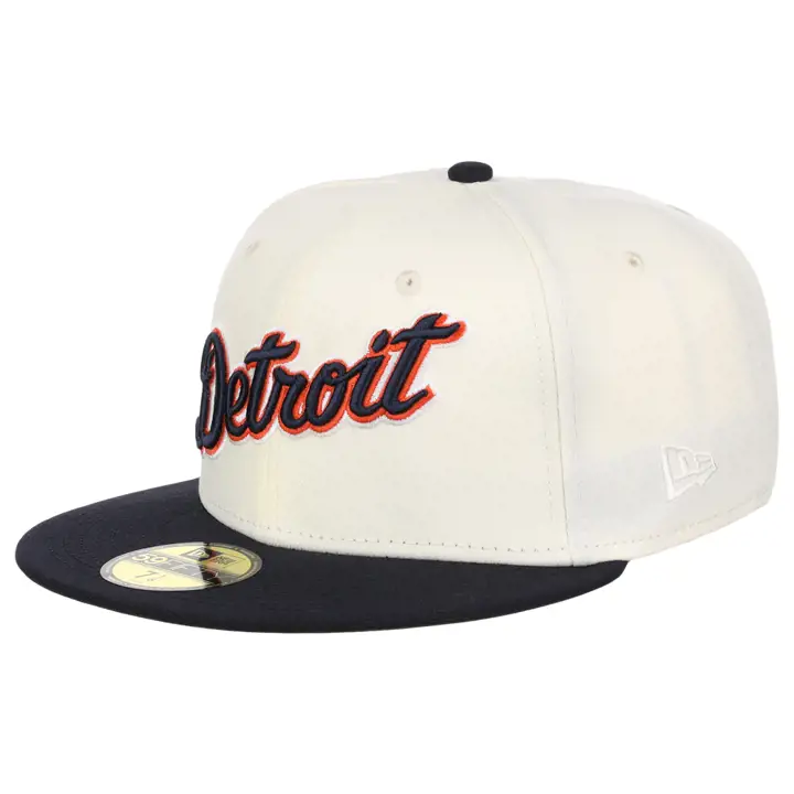 Casquette 59FIFTY Detroit Tigers MLB Manolo Script blanc/marine/noyer