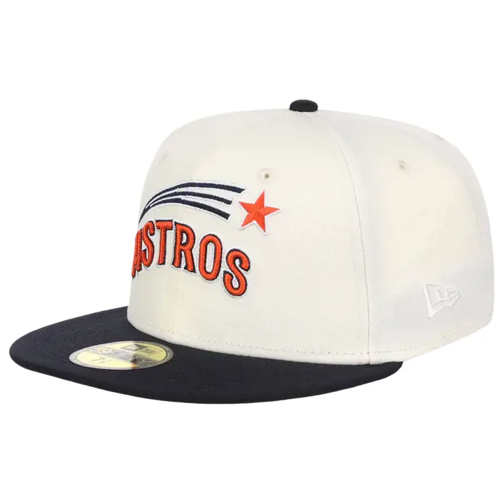 Houston Astros MLB 1Manolo Script 59FIFTY blanc/marine/noyer
