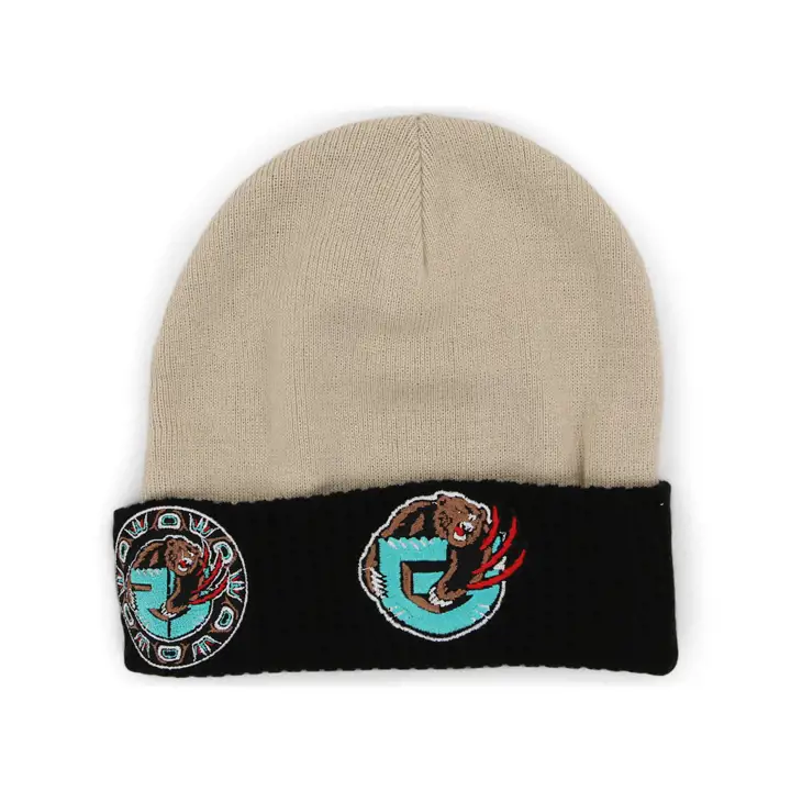 Vancouver Grizzlies NBA MN Chainstitch Knit ivo/ blc/ sarcelle