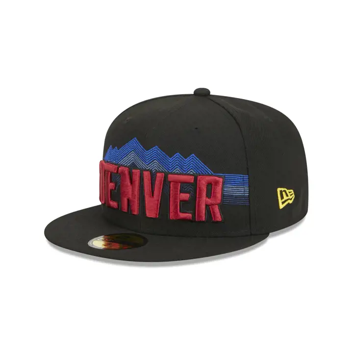 Denver Nuggets NBA City Edition 2023 59FIFTY BLK/BLK/BLUE